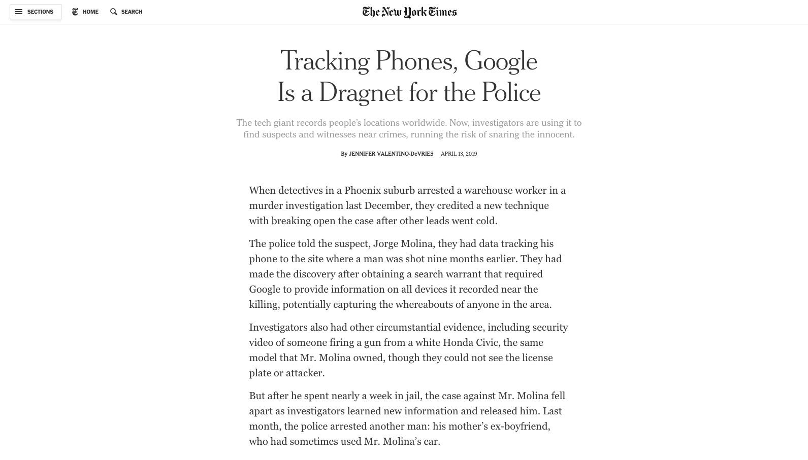article new york times